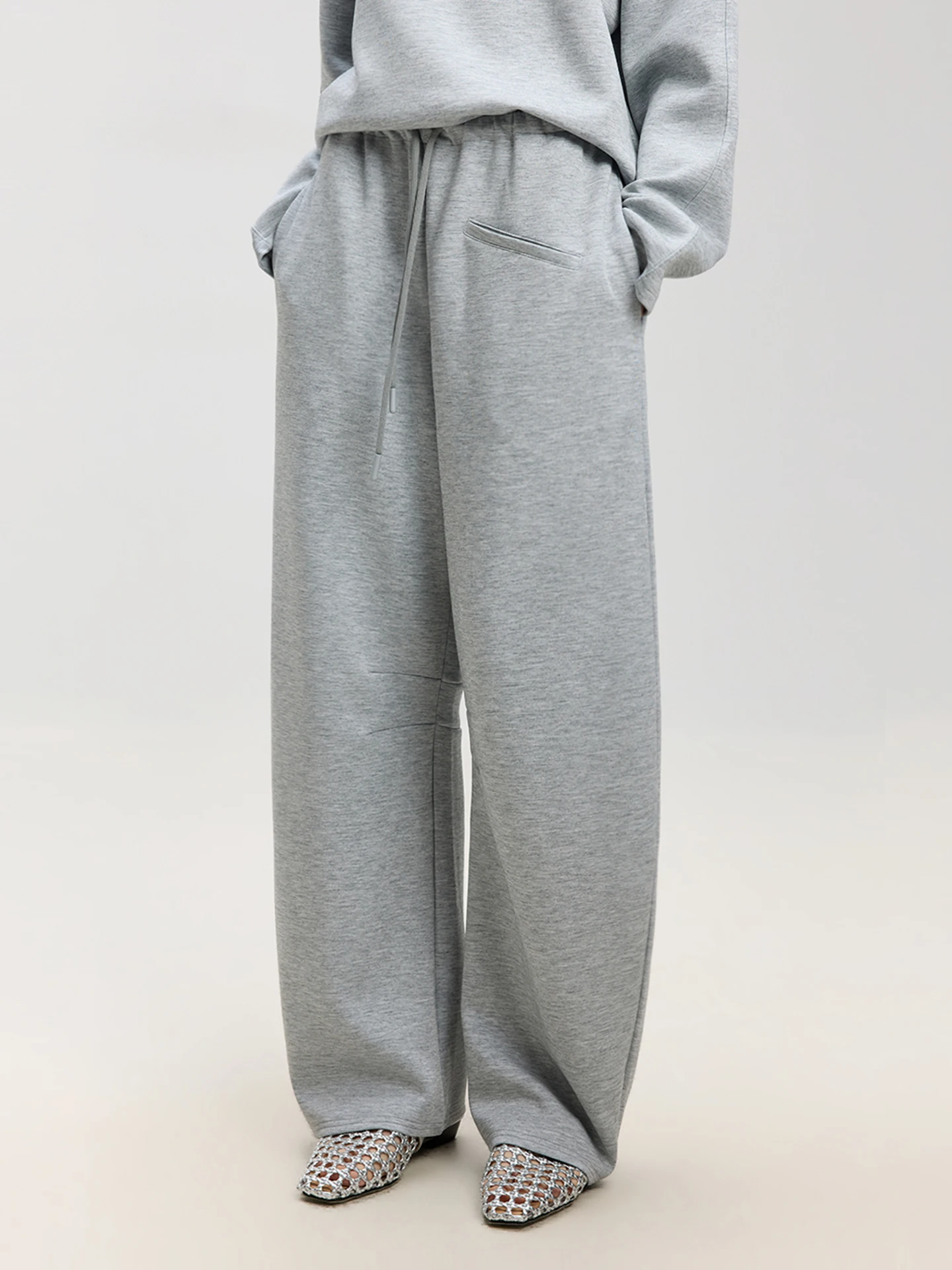 LUR Drawstring Wide Leg Grey Sweatpants Women Loose Color Drape High Waist Knife Sport Pants Straight Casual Trousers
LUR Drawstring Wide Leg Grey Sweatpants Women Loose Color Drape High Waist Knife Sport Pants Straight Casual Trousers