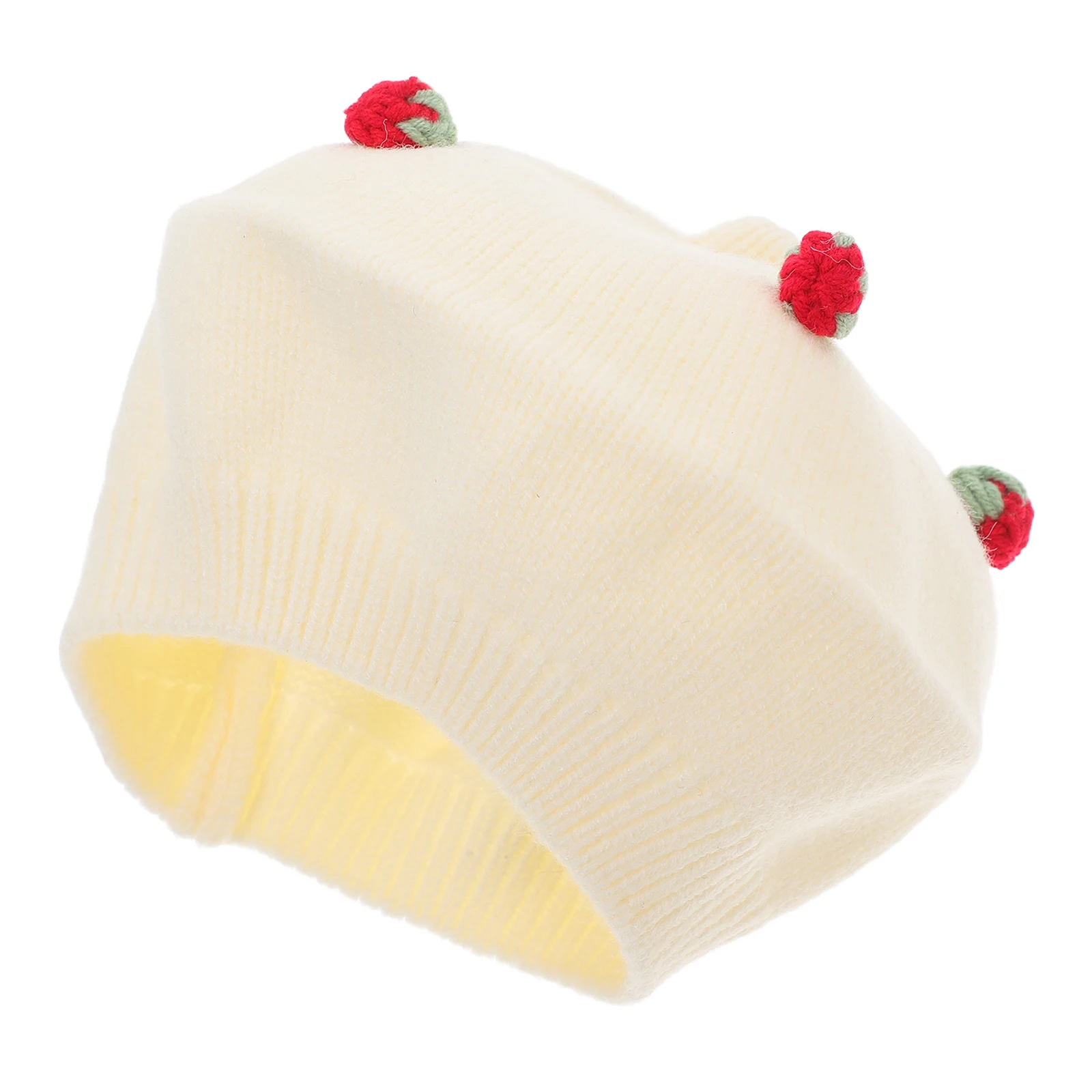 1pc Strawberry Beret Hat Cute Fruit Costume Artist Beanie Vintage Painters Cap Party Decorations Women Knitted Bucket Trendy
1pc Strawberry Beret Hat Cute Fruit Costume Artist Beanie Vintage Painters Cap Party Decorations Women Knitted Bucket Trendy