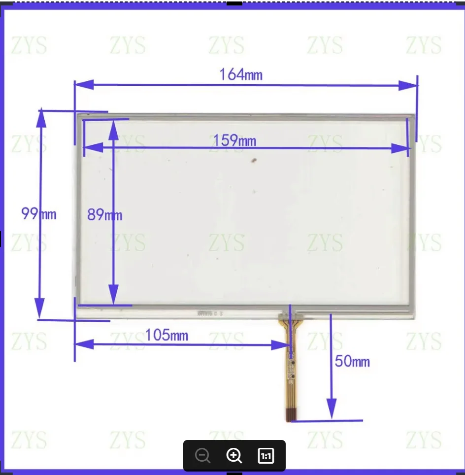 ZhiYuSun Touch Screen XWT870 164mm*99mm 7inch glass for industry applications 164*99 for GPS XWT 870
ZhiYuSun Touch Screen XWT870 164mm*99mm 7inch glass for industry applications 164*99 for GPS XWT 870