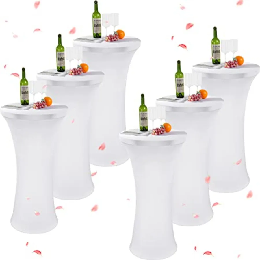 Tegeme 32 x 43 Inches Round Cocktail Tablecloth Spandex Bottom Table Cover Stretch Tablecloth Fitted High Top Round Table for B
Tegeme 32 x 43 Inches Round Cocktail Tablecloth Spandex Bottom Table Cover Stretch Tablecloth Fitted High Top Round Table for B