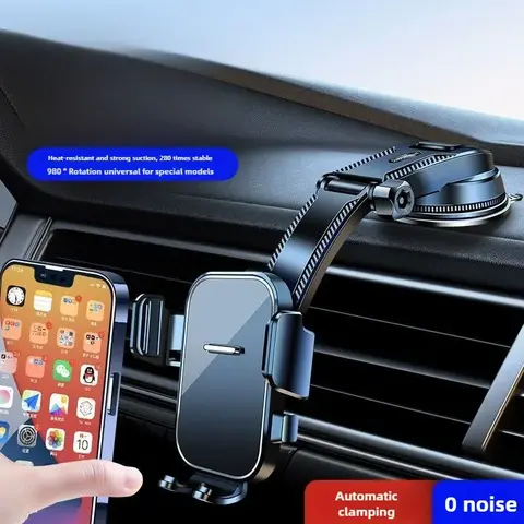 New Model Car Phone Holder Universal Suction Cup Stable In-car Interior Navigation Mounting Stand