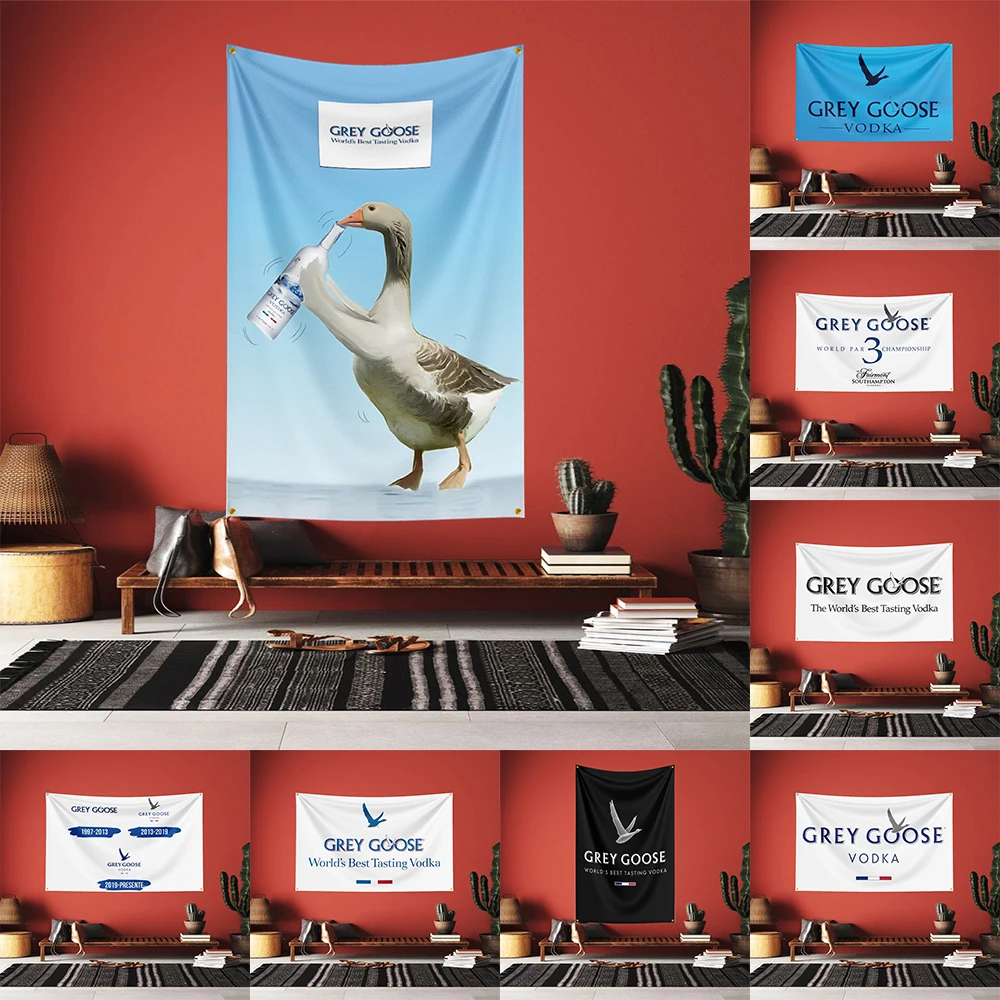 3X5FT 90X150CM G-grey gooses Vodkas Flag Polyester Printed Alcohol Wine Banner For Decor Drink rum Wine Banner
3X5FT 90X150CM G-grey gooses Vodkas Flag Polyester Printed Alcohol Wine Banner For Decor Drink rum Wine Banner