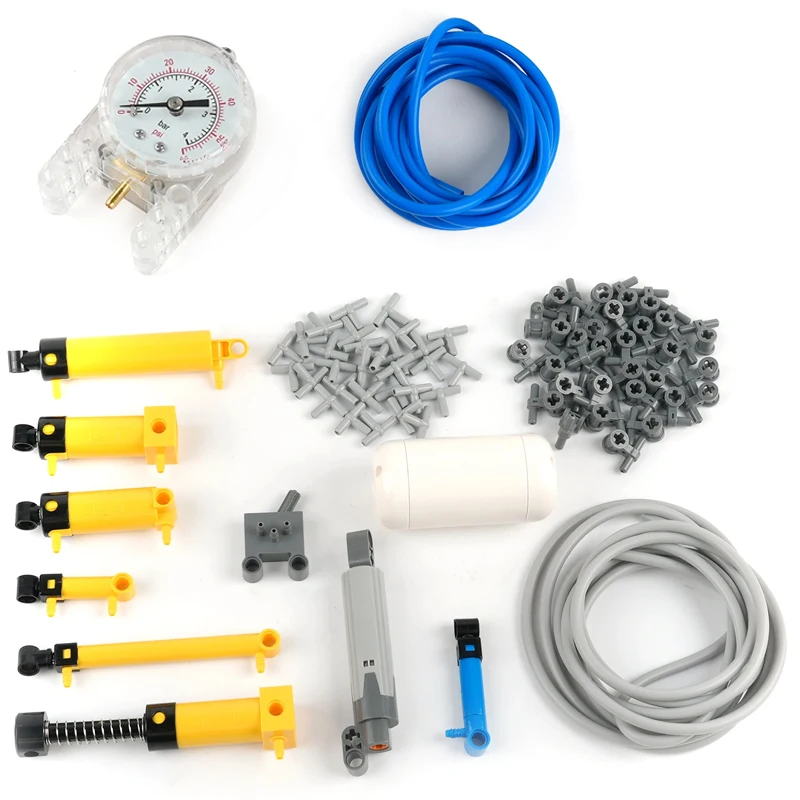 Pneumatic Push Rod Technology Building Block Parts Connectors 47225 Hose Air Pump 47223 Atmospheric Piston Barometer MOC Bricks
Pneumatic Push Rod Technology Building Block Parts Connectors 47225 Hose Air Pump 47223 Atmospheric Piston Barometer MOC Bricks
