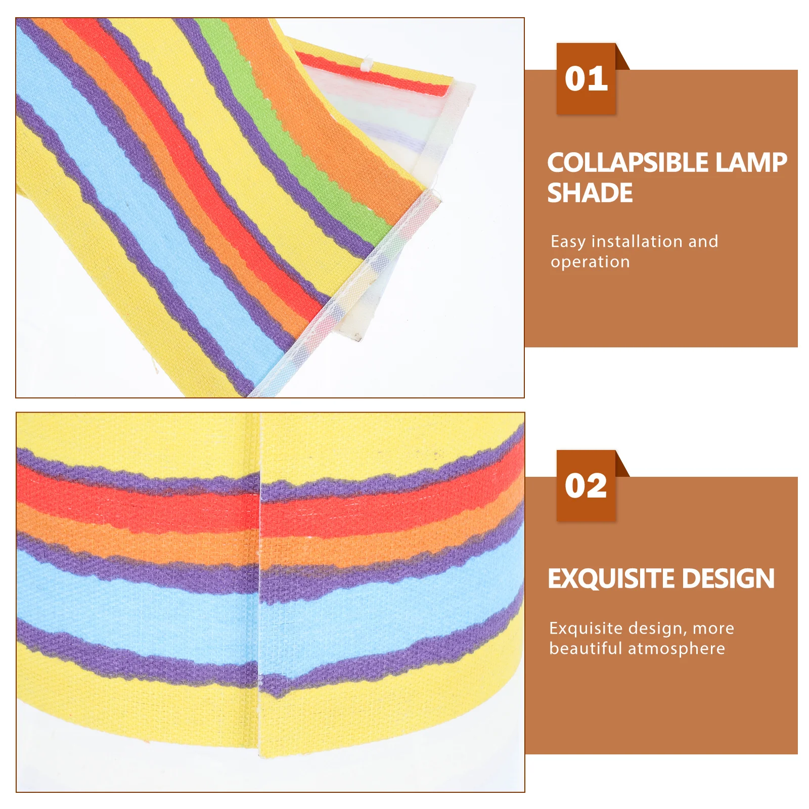 1pc Lampshade Rainbow Cloth Art Light Cover For Ceiling Chandelier Decorative Colorful Light Fixture Modern Living Room
1pc Lampshade Rainbow Cloth Art Light Cover For Ceiling Chandelier Decorative Colorful Light Fixture Modern Living Room