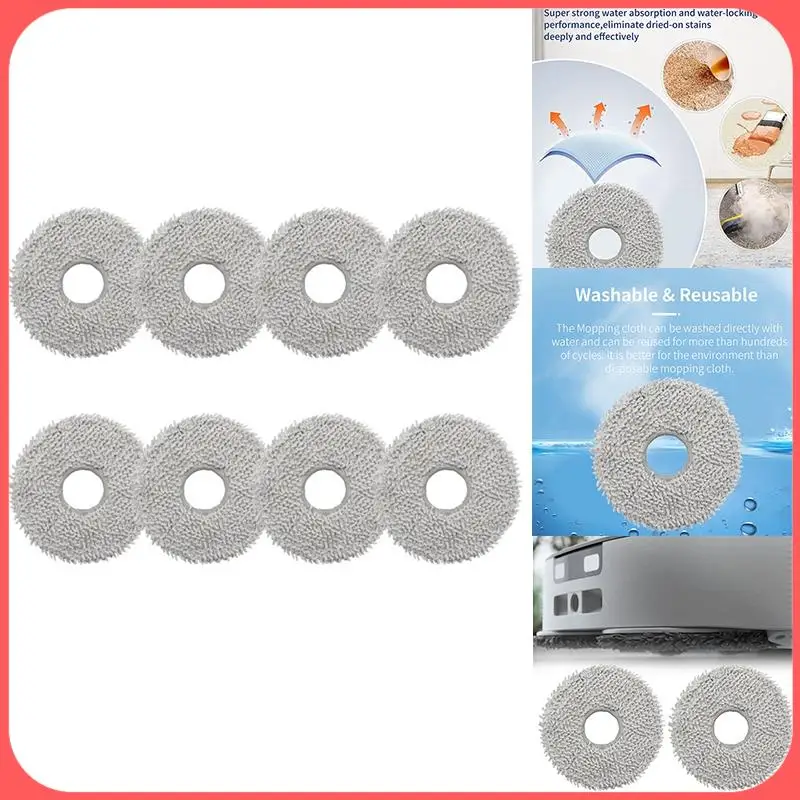 12PCS Replacement Mop Pad For Ecovacs Deebot X2 / X2 Pro / DEX86 Robot Vacuum Cleaner Washable Mop Cloth
12PCS Replacement Mop Pad For Ecovacs Deebot X2 / X2 Pro / DEX86 Robot Vacuum Cleaner Washable Mop Cloth