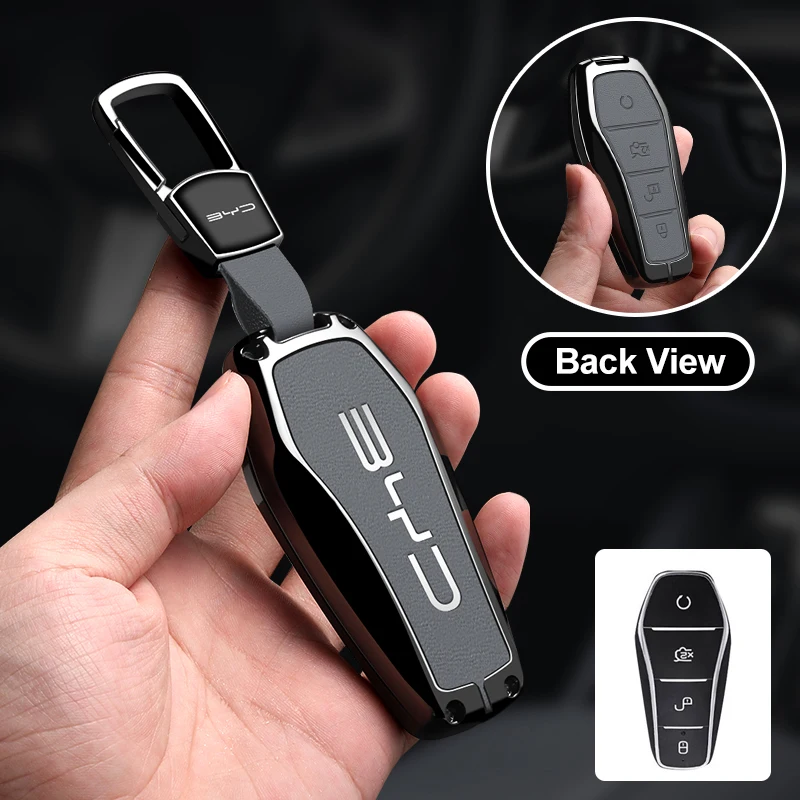 For BYD Seal Dolphin Song Plus Atto 3 Han EV Tang DM Qin Leather Car Key Case Cover Car Remote Keychain Metal Shell Accessories
For BYD Seal Dolphin Song Plus Atto 3 Han EV Tang DM Qin Leather Car Key Case Cover Car Remote Keychain Metal Shell Accessories