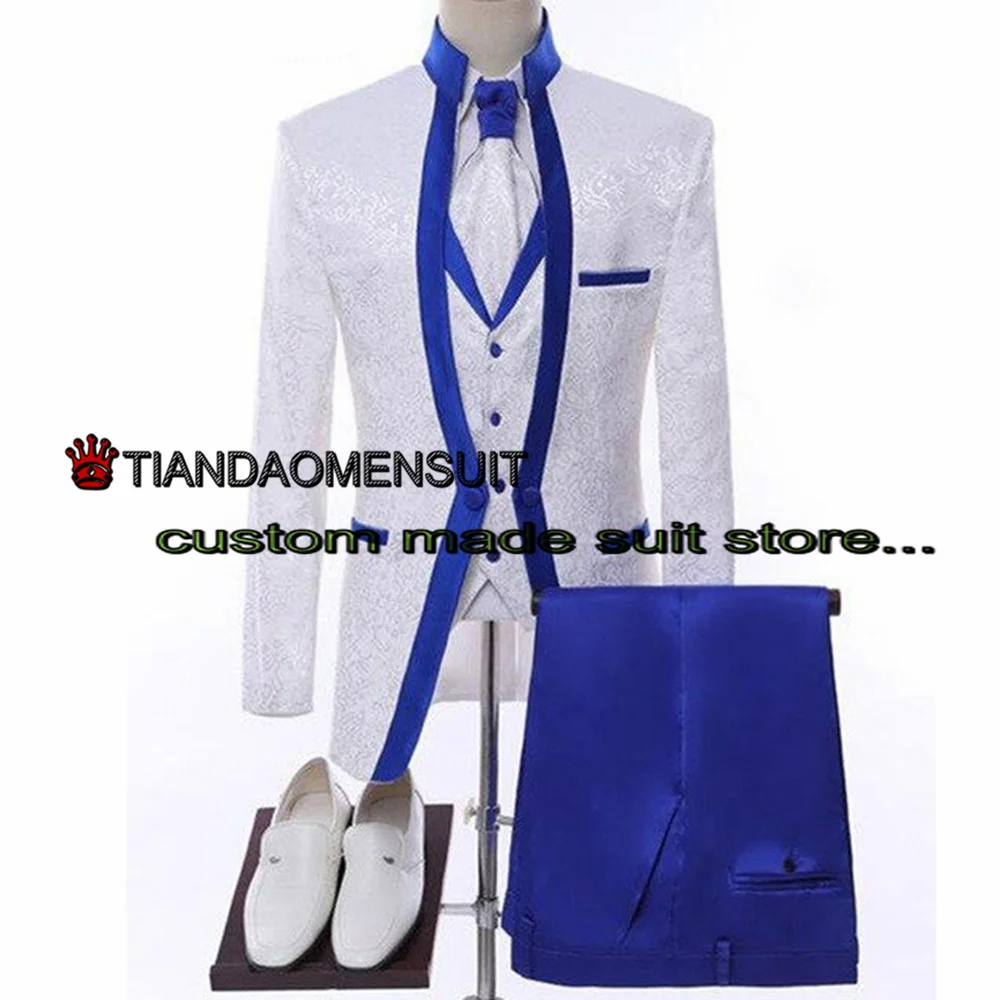 Men's Suit Three Piece Wedding Tuxedo Groom Jacket Pants Vest Jacquard Formal Blazer Set Party Dress Slim Fit Outfit
Men's Suit Three Piece Wedding Tuxedo Groom Jacket Pants Vest Jacquard Formal Blazer Set Party Dress Slim Fit Outfit