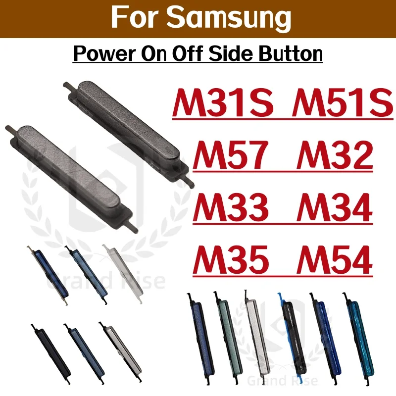 For Samsung Galaxy M31S M51S M57 M32 M33 M34 M35 M54 Power Button Key + Volume Side Button Keys Button
For Samsung Galaxy M31S M51S M57 M32 M33 M34 M35 M54 Power Button Key + Volume Side Button Keys Button