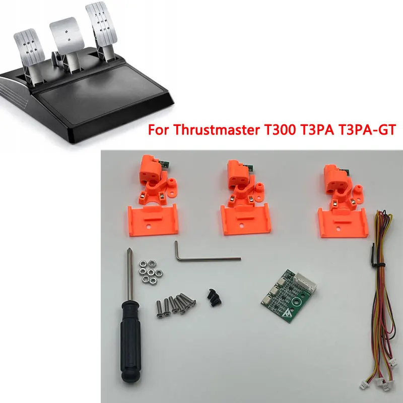 Модификация педали для имитации гоночной игры, датчик Холла для Thrustmaster T300 T3PA T3PA-GT, аксессуары для модификации трех педалей
Модификация педали для имитации гоночной игры, датчик Холла для Thrustmaster T300 T3PA T3PA-GT, аксессуары для модификации трех педалей