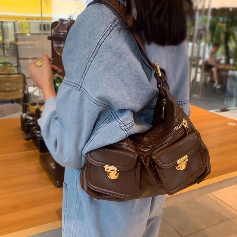 Fashion Bag Woman Office Bags for Woman Large Capacity Designer Luxury Bag Shoulder Bags Baguette Handbags PU Leather Handbag
Fashion Bag Woman Office Bags for Woman Large Capacity Designer Luxury Bag Shoulder Bags Baguette Handbags PU Leather Handbag