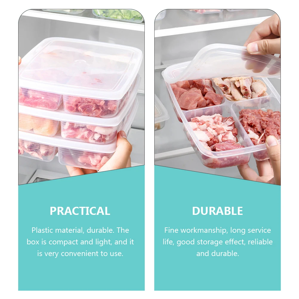 3pcs Fridge Freshkeeping Containers Sturdy Plastic Divided Bins Kitchen Storage Food Box Excellent Materials Long Service Life
3pcs Fridge Freshkeeping Containers Sturdy Plastic Divided Bins Kitchen Storage Food Box Excellent Materials Long Service Life