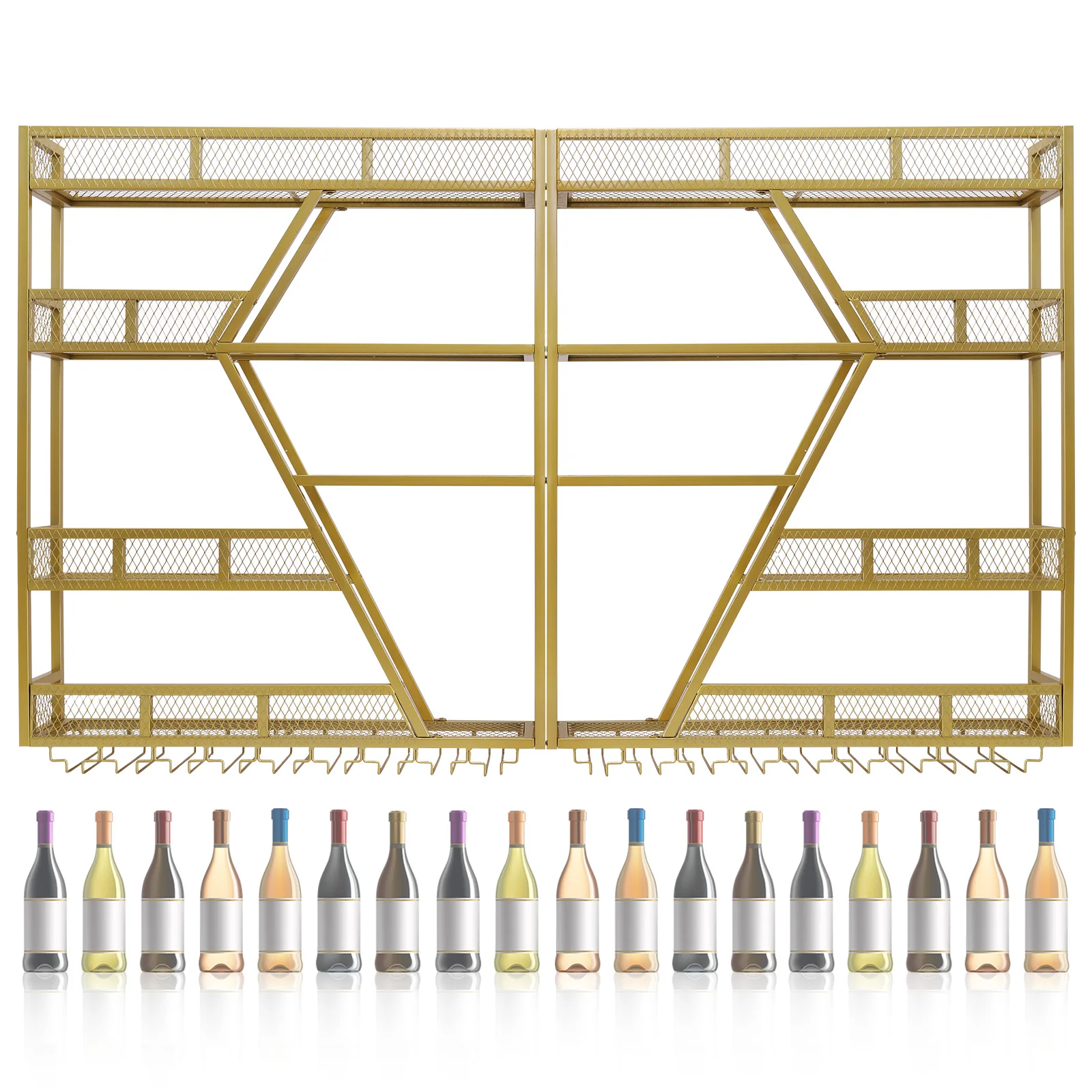 Металлическая настенная полка для хранения и демонстрации винных бутылок с держателем для бокалов, винные стеллажи и шкафы для дома и гостиной
Металлическая настенная полка для хранения и демонстрации винных бутылок с держателем для бокалов, винные стеллажи и шкафы для дома и гостиной