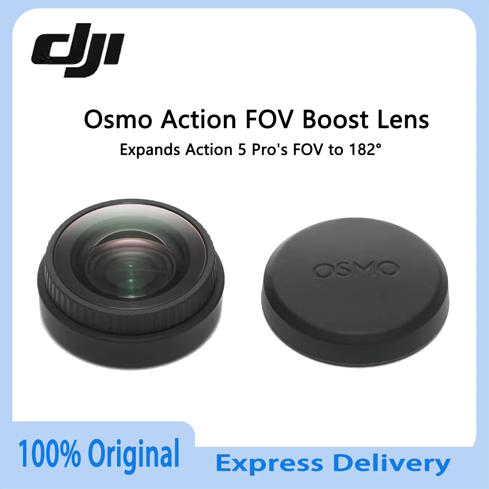 Оригинальный широкоугольный объектив DJI Osmo Action FOV Boost Lens для Action 5 Pro с углом обзора 182 градуса, официальный аксессуар
Оригинальный широкоугольный объектив DJI Osmo Action FOV Boost Lens для Action 5 Pro с углом обзора 182 градуса, официальный аксессуар