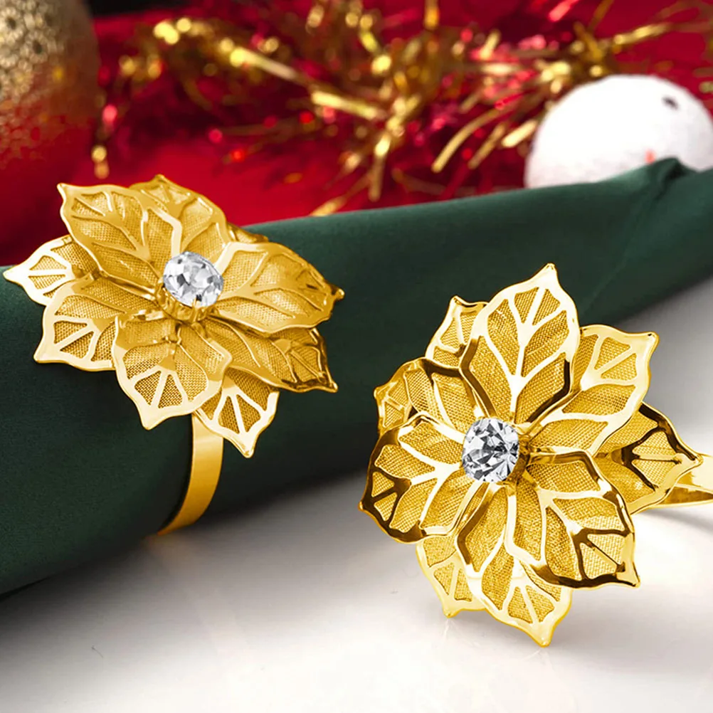 4pcs Reusable Holders For Party Party Napkin Napkin Ring Clasp Flower Design Serviette Holder For Home Restaurant
4pcs Reusable Holders For Party Party Napkin Napkin Ring Clasp Flower Design Serviette Holder For Home Restaurant