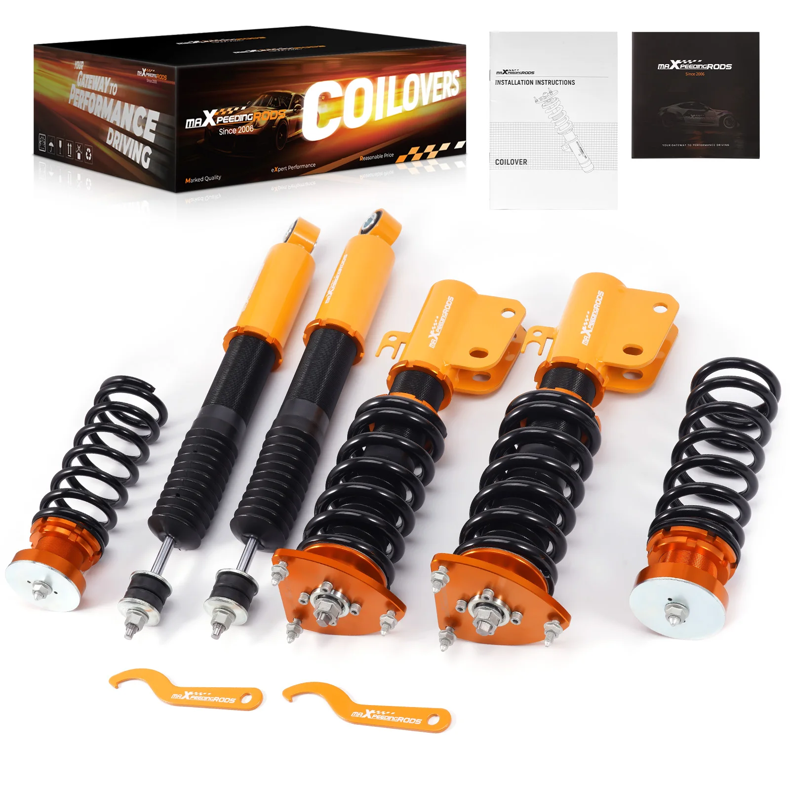 Racing Coilover Coil Springs & Struts For Scion XB 2004-2006 Adjustable Height
Racing Coilover Coil Springs & Struts For Scion XB 2004-2006 Adjustable Height