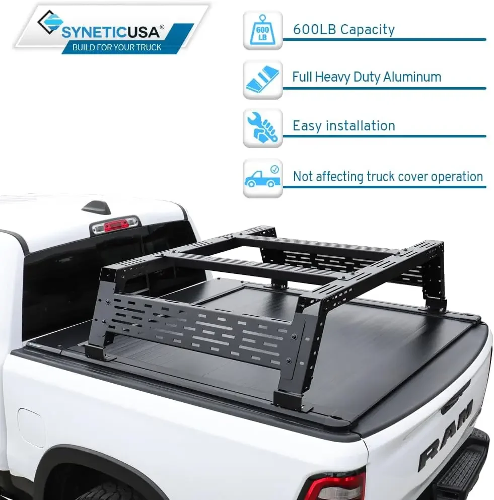 Powered Remote Automatic Retract Hard Tonneau Cover with Rack Kit Fits Dodge Ram 1500 5'7" (67.4”) Off Road Ready Retractable
Powered Remote Automatic Retract Hard Tonneau Cover with Rack Kit Fits Dodge Ram 1500 5'7" (67.4”) Off Road Ready Retractable