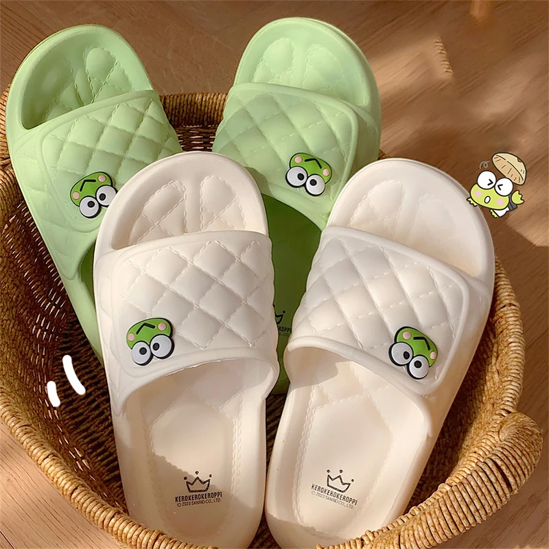 Kawaii Sanrio Summer New Women's Slippers Anime Cartoon Hello Kitty My Melody Keroppi Indoor Home Soft Bottom Slippers
Kawaii Sanrio Summer New Women's Slippers Anime Cartoon Hello Kitty My Melody Keroppi Indoor Home Soft Bottom Slippers