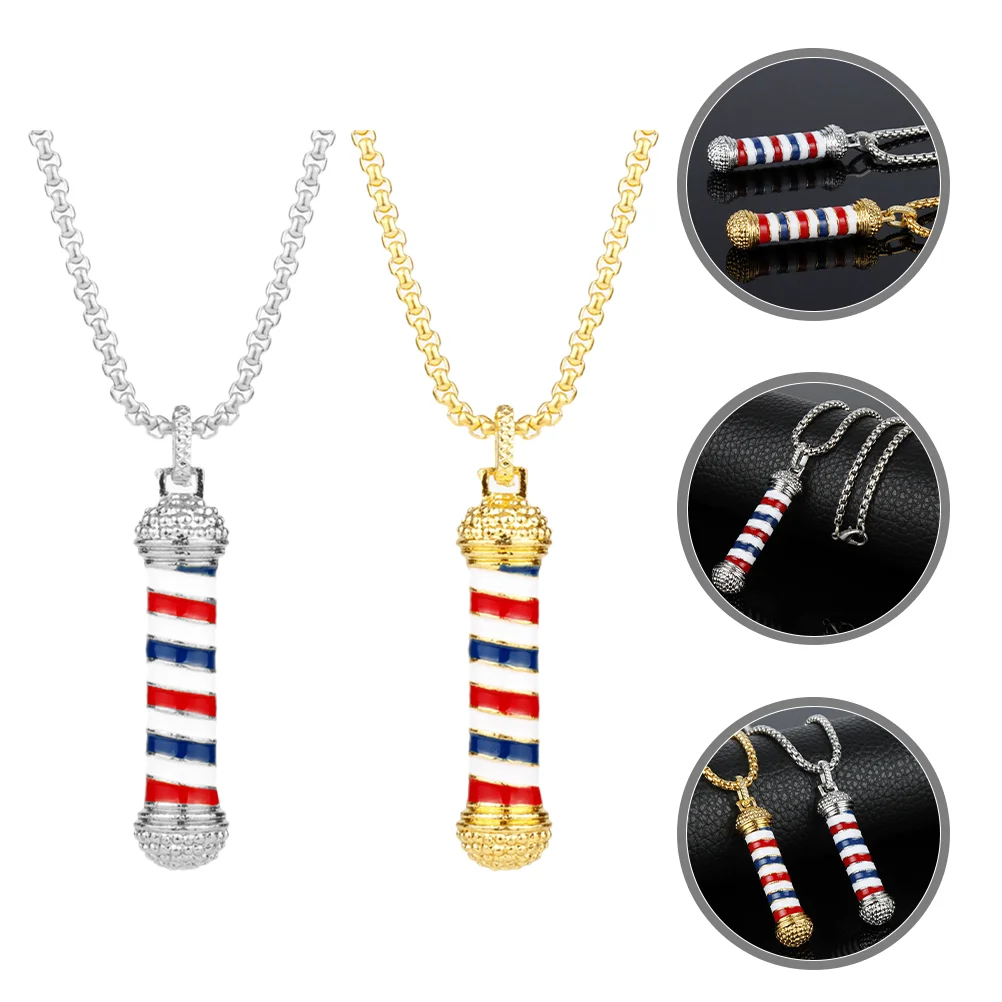 2 Pcs Barber Shop Light Necklace Pendant for Women Necklaces Turn Lamp Barbershop Aluminum Alloy Fashion Man
2 Pcs Barber Shop Light Necklace Pendant for Women Necklaces Turn Lamp Barbershop Aluminum Alloy Fashion Man
