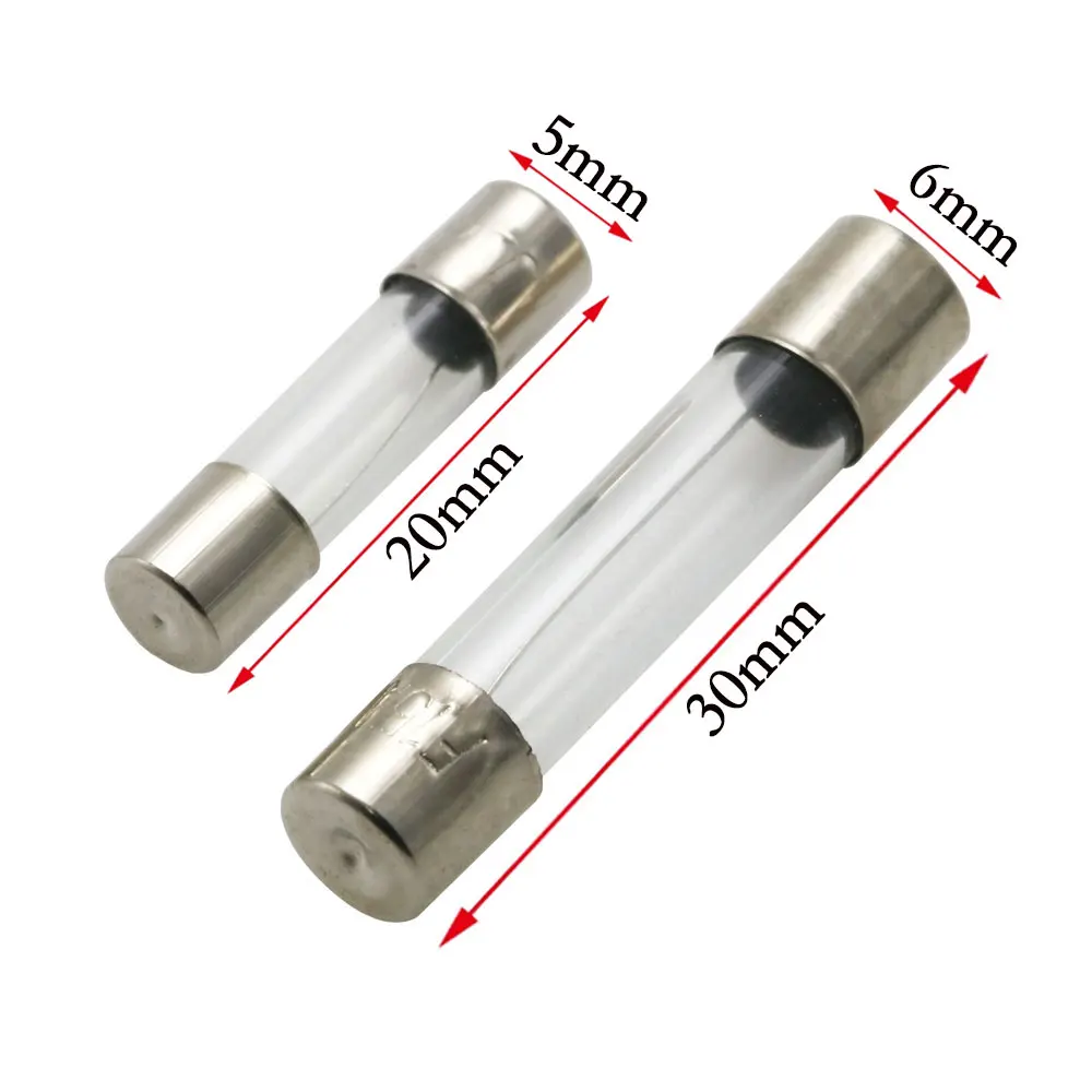 10pcs/lot 5*20mm 6*30mm 250V F0.5A 1 2 3 3.15 4 5 6 6.3 8 10 12 15 20 25 30A AMP Fuse Fast Blow Glass Tube Fuses 5x20 6x30 mm
10pcs/lot 5*20mm 6*30mm 250V F0.5A 1 2 3 3.15 4 5 6 6.3 8 10 12 15 20 25 30A AMP Fuse Fast Blow Glass Tube Fuses 5x20 6x30 mm