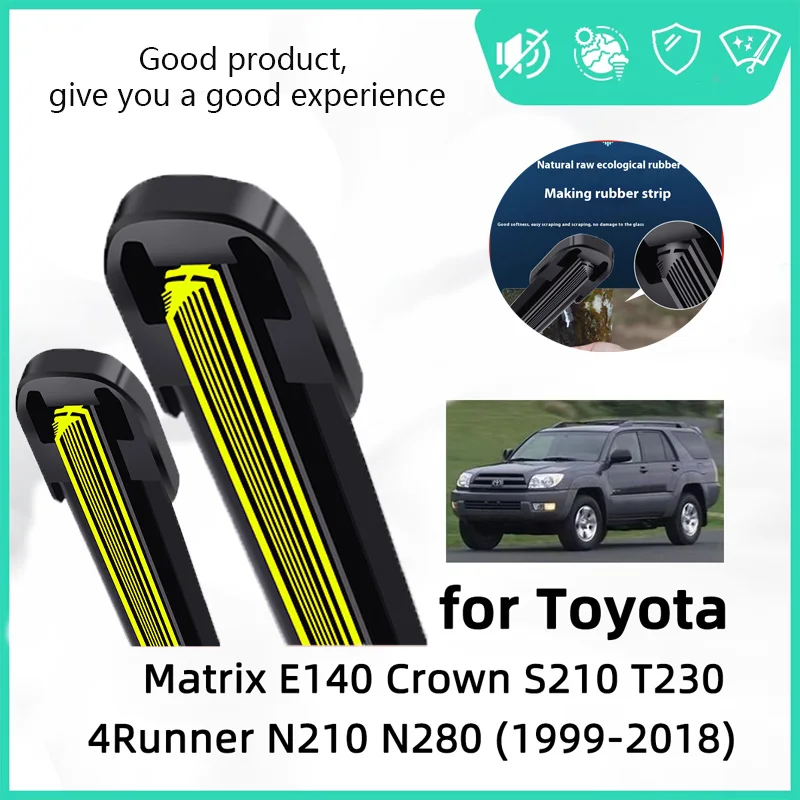 Rubber Car Wiper for Toyota Matrix E140 CrownS210 4Runner Celica Front Wiper Blades Brushes Cutter Accessories Windscreen
Rubber Car Wiper for Toyota Matrix E140 CrownS210 4Runner Celica Front Wiper Blades Brushes Cutter Accessories Windscreen