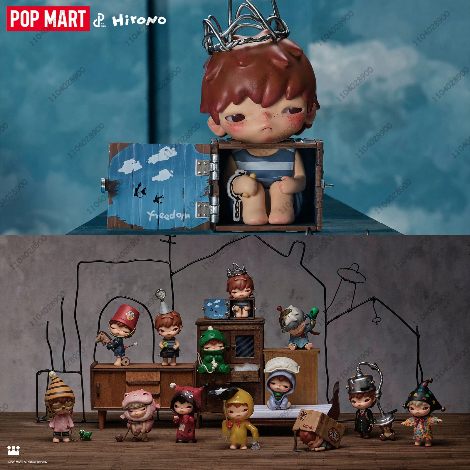 POP MART Hirono Echo Series слепая коробка коробка-сюрприз Guess Bag милая игрушка кукла экшн-фигурка настольные украшения коллекционный подарок
POP MART Hirono Echo Series слепая коробка коробка-сюрприз Guess Bag милая игрушка кукла экшн-фигурка настольные украшения коллекционный подарок