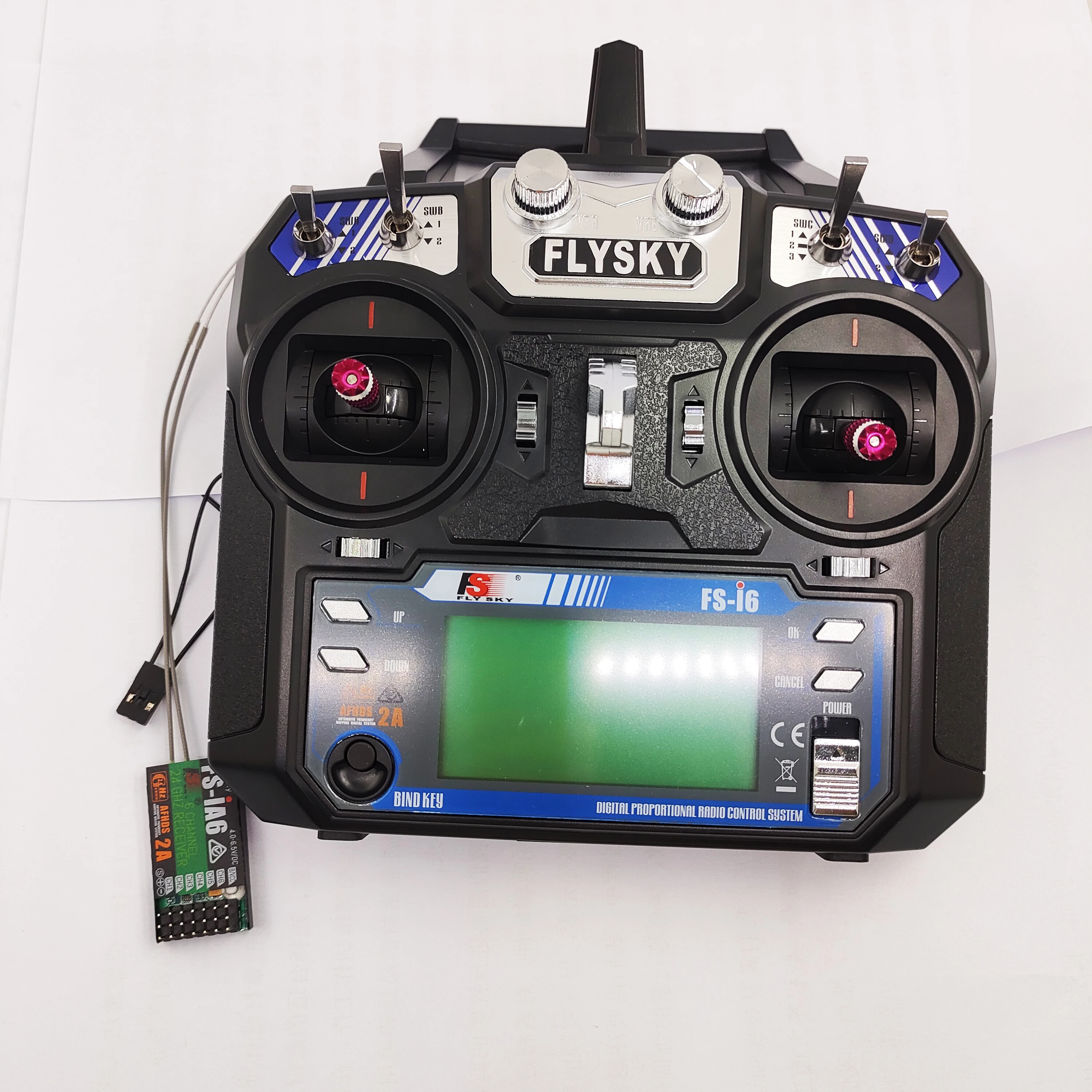 Flysky FS-i6 FS I6 2.4G 6CH AFHDS RC Transmitter With iA6B iA6 Receiver Radio Remote Controller For RC FPV Drone
Flysky FS-i6 FS I6 2.4G 6CH AFHDS RC Transmitter With iA6B iA6 Receiver Radio Remote Controller For RC FPV Drone