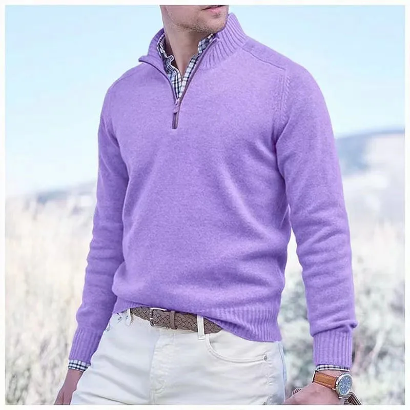 Men's Autumn Winter New Knitwear Sweater Casual Thick Warm Zipper Long Sleeve Pullover Men Clothing
Men's Autumn Winter New Knitwear Sweater Casual Thick Warm Zipper Long Sleeve Pullover Men Clothing