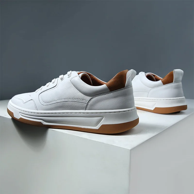 New Autumn Winter Korean Version Leather Suede Board For Men Breathable Versatile White Casual Shoes Men's Sports Leisure Shoes
New Autumn Winter Korean Version Leather Suede Board For Men Breathable Versatile White Casual Shoes Men's Sports Leisure Shoes