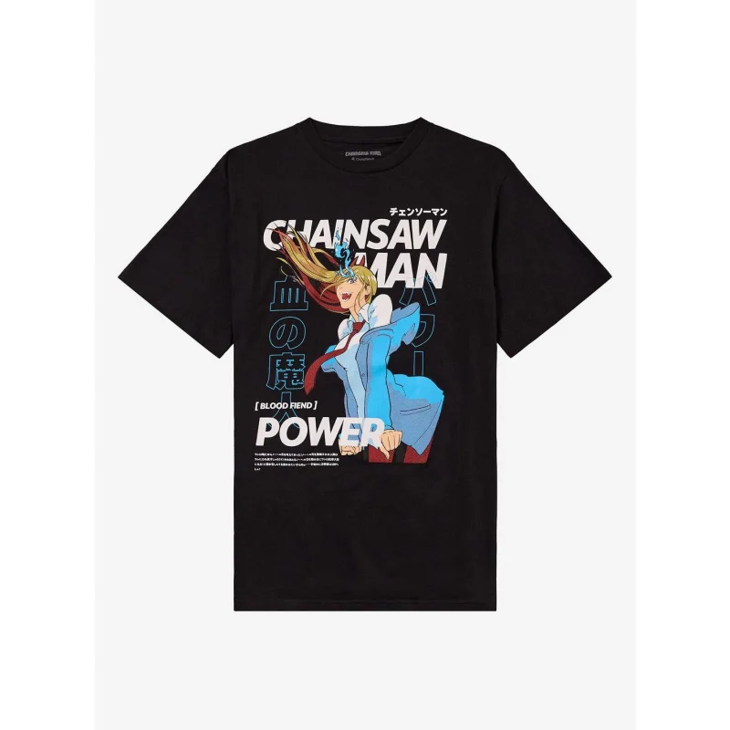 Reze Chainsaw Man Anime Gift t shirt 0326 Power Magazine Cover Graphic Tee 100% cotton print Y2K clothes Large size Tops
Reze Chainsaw Man Anime Gift t shirt 0326 Power Magazine Cover Graphic Tee 100% cotton print Y2K clothes Large size Tops