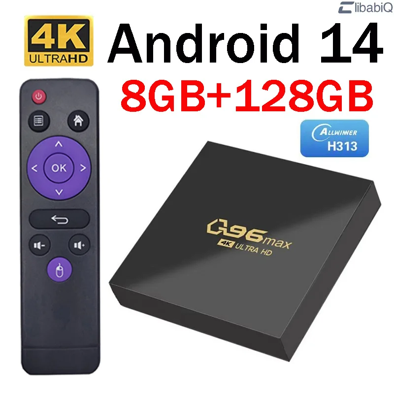 ТВ-бокс Q96 Max Android 14, умный домашний кинотеатр, 8 ГБ, 128 ГБ, Allwinner H313, четырехъядерный, HD HDR10+, 4K медиаплеер, 4G Wi-Fi, IPTV спорт
ТВ-бокс Q96 Max Android 14, умный домашний кинотеатр, 8 ГБ, 128 ГБ, Allwinner H313, четырехъядерный, HD HDR10+, 4K медиаплеер, 4G Wi-Fi, IPTV спорт