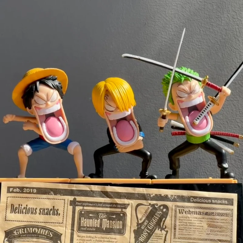 Cute Sanji Action Figure One Piece Toy Starve Luffy Roronoa Zoro Figure Q Version Statue PVC 15cm Cartoon Desktop Ornament Gifts
Cute Sanji Action Figure One Piece Toy Starve Luffy Roronoa Zoro Figure Q Version Statue PVC 15cm Cartoon Desktop Ornament Gifts