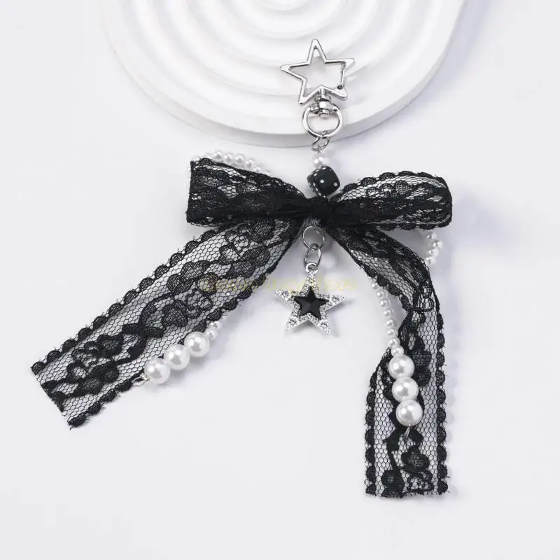X90D Aesthetic Keychain Charms,Lace Pearls Bows Bag Charm Pendant Sweet Heart Bows Keychain Charms Hanging Ornament for Women
X90D Aesthetic Keychain Charms,Lace Pearls Bows Bag Charm Pendant Sweet Heart Bows Keychain Charms Hanging Ornament for Women