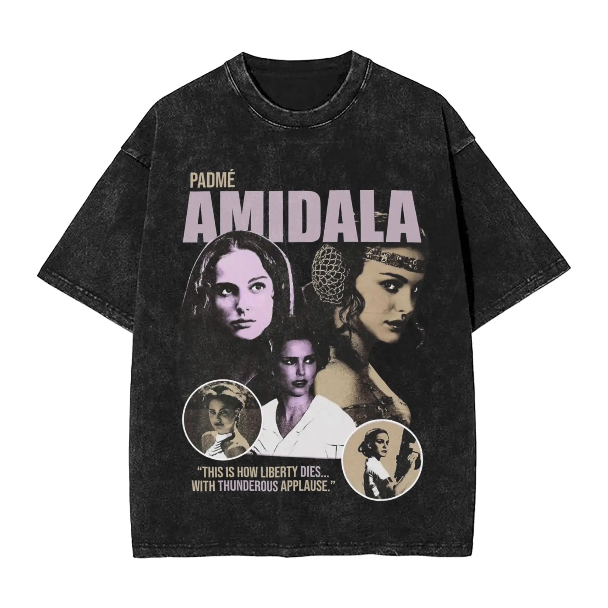Washed T Shirt Padme Amidala Hip Hop Vintage T-Shirts Oversize Streetwear Short Sleeve Summer Tops Tees Men Women
Washed T Shirt Padme Amidala Hip Hop Vintage T-Shirts Oversize Streetwear Short Sleeve Summer Tops Tees Men Women