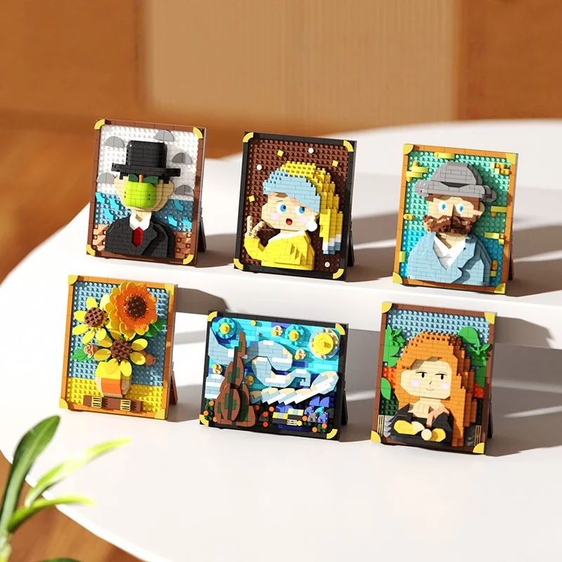 World Famous Painting Building Blocks Assembled Toy Model Office Desktop Ornaments Decoration Children's Birthday Gift
World Famous Painting Building Blocks Assembled Toy Model Office Desktop Ornaments Decoration Children's Birthday Gift