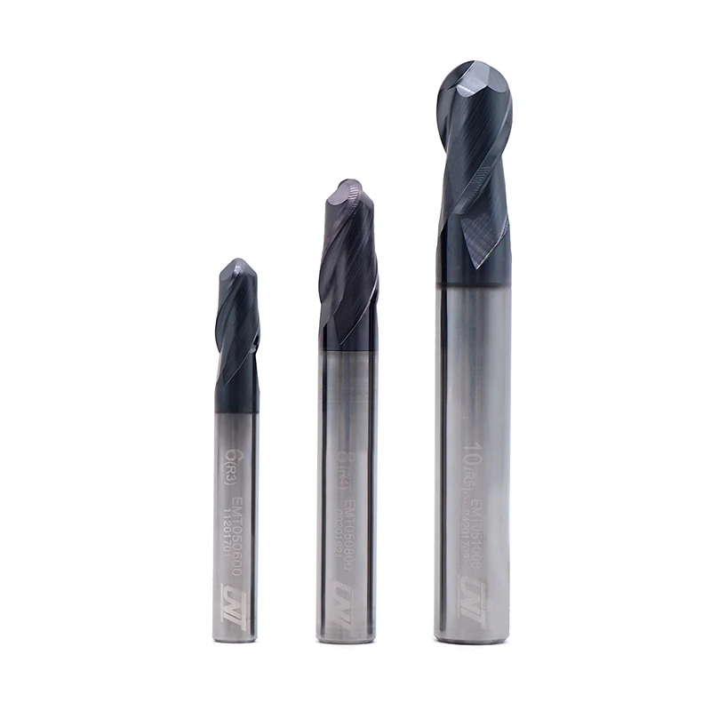UNT Твердый карбид Fresa Finishing Режущие инструменты с ЧПУ HRC55 2-флейтовые сферические концевые фрезы 
UNT Твердый карбид Fresa Finishing Режущие инструменты с ЧПУ HRC55 2-флейтовые сферические концевые фрезы