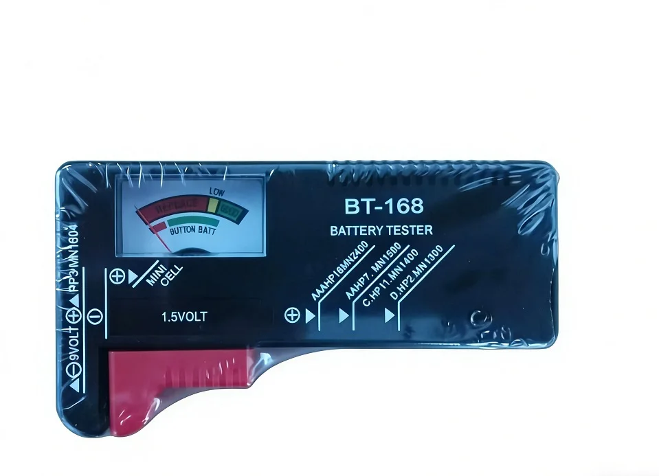 BT168 digital battery tester for testing 1.5V3V9V18650 batteries, high-precision digital battery measuring instrument
BT168 digital battery tester for testing 1.5V3V9V18650 batteries, high-precision digital battery measuring instrument
