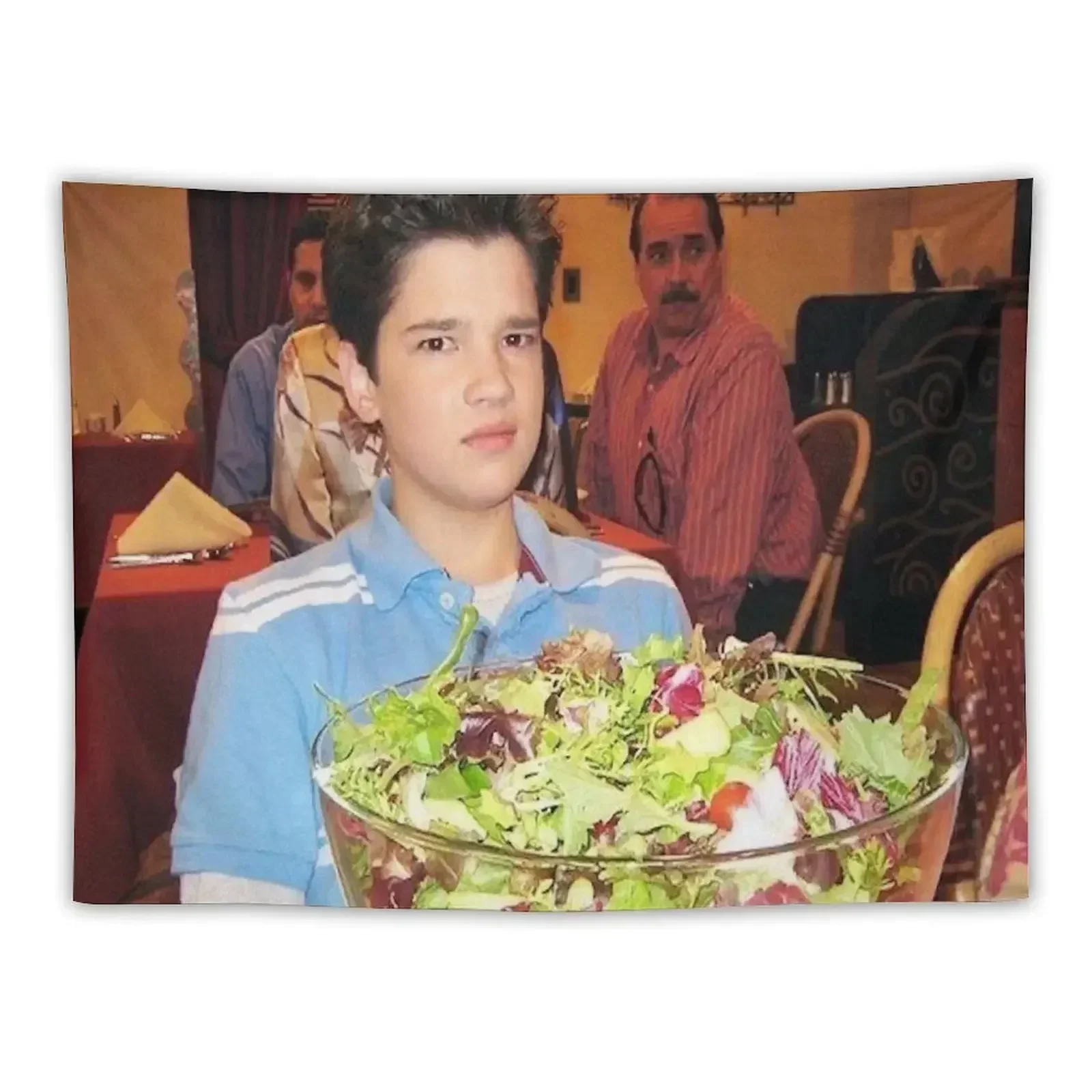 freddie benson with a salad Tapestry Outdoor Decoration Home Decoration Hanging Wall Tapestry
freddie benson with a salad Tapestry Outdoor Decoration Home Decoration Hanging Wall Tapestry