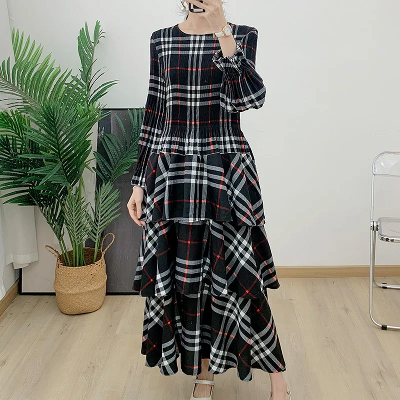 Miyake Plaid Print Dress Women's Spring and Summe 2025 New Loose Fashion Pleated Skirt Pressed Pleated A-line Foreign Dresses
Miyake Plaid Print Dress Women's Spring and Summe 2025 New Loose Fashion Pleated Skirt Pressed Pleated A-line Foreign Dresses