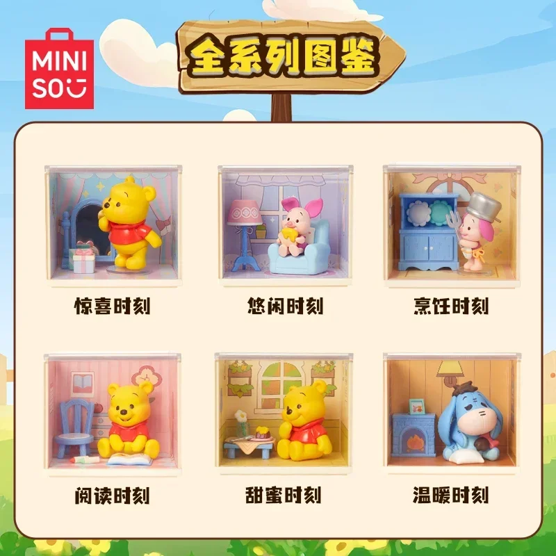 MINISO Disney Winnie The Pooh Home Moments Series Blind Box Guess Bag Mystery Box Toys Doll Cute Anime Figure Desktop Collection
MINISO Disney Winnie The Pooh Home Moments Series Blind Box Guess Bag Mystery Box Toys Doll Cute Anime Figure Desktop Collection