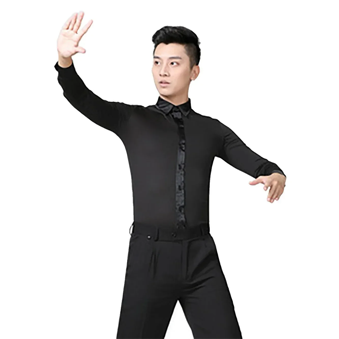 Latin Dance Garment Dance Waltz Ballroom Dance Garment Performance Turndown Collar Latin man Shirts Garment Top
Latin Dance Garment Dance Waltz Ballroom Dance Garment Performance Turndown Collar Latin man Shirts Garment Top