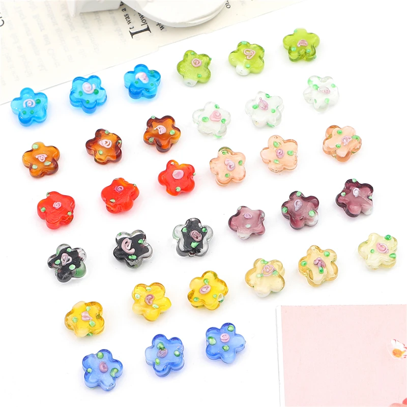 2pcs Colorful Flowers Lampwork Beads Glass Beads For Jewelry Making DIY Bracelet Necklace Earrings Handmade Accessories Supplies
2pcs Colorful Flowers Lampwork Beads Glass Beads For Jewelry Making DIY Bracelet Necklace Earrings Handmade Accessories Supplies