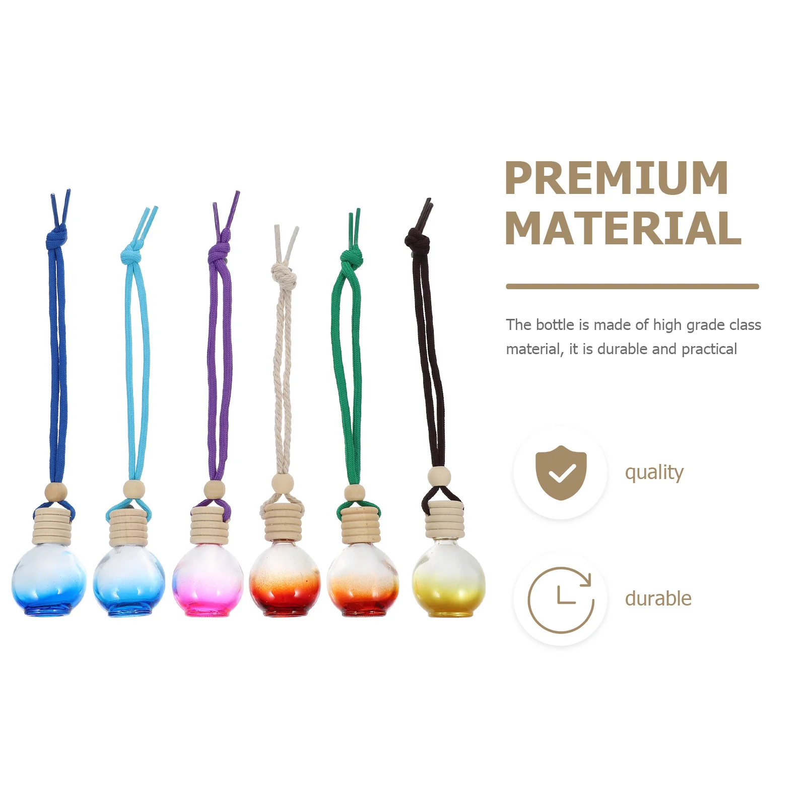 6 Pcs Empty Aroma Hanging Bottle Car Perfume Interior Pendants Refillable Glass Bottles
6 Pcs Empty Aroma Hanging Bottle Car Perfume Interior Pendants Refillable Glass Bottles