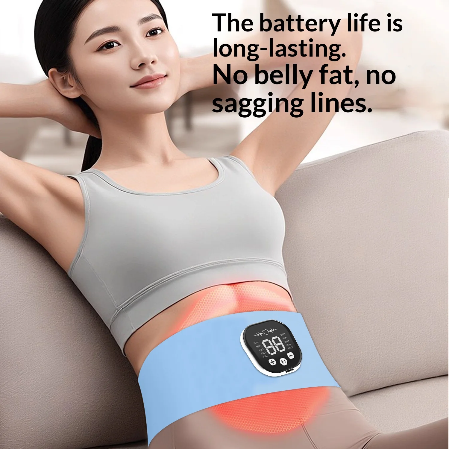 Пояс для похудения EMS Ab Belt Waist Trainer - микротоковый стимулятор для пресса, перезаряжаемый, с интеллектуальным пульсом для коррекции фигуры
Пояс для похудения EMS Ab Belt Waist Trainer - микротоковый стимулятор для пресса, перезаряжаемый, с интеллектуальным пульсом для коррекции фигуры