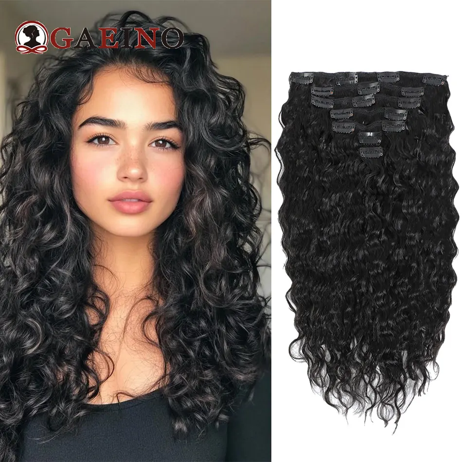 12A Water Wave 7Pcs/Set Clip In Human Hair Extensions 100% Remy Human Hair Water Wave 120G Curly Clip In Full Head For Women
12A Water Wave 7Pcs/Set Clip In Human Hair Extensions 100% Remy Human Hair Water Wave 120G Curly Clip In Full Head For Women
