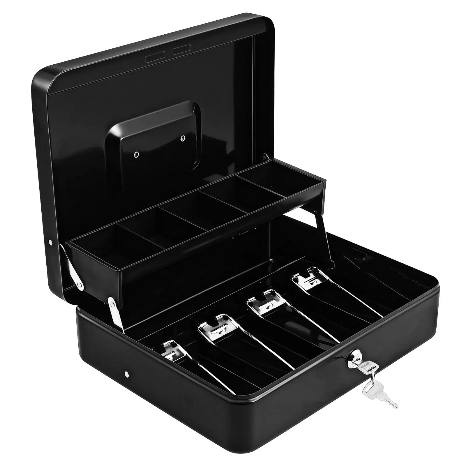 Cash Register Check Box Money Safe Holder Organizer Iron Portable Drawer Large Capacity Cashier Box
Cash Register Check Box Money Safe Holder Organizer Iron Portable Drawer Large Capacity Cashier Box