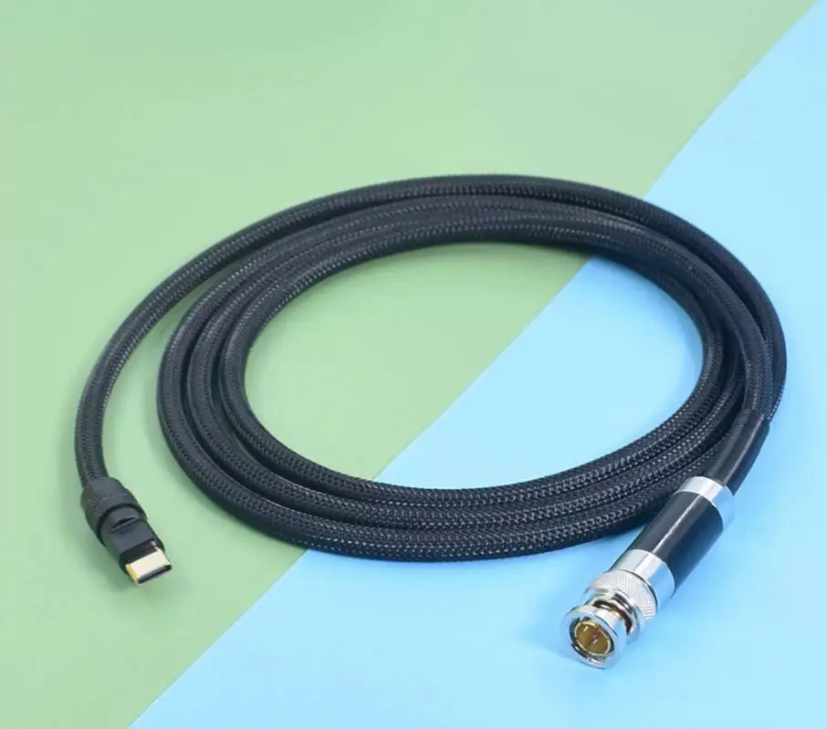 Hifi 6N OCC USB A Type C To BNC Audio Cable For Digital Signal To 75ohm Digital Coaxial PC Phone Music Decoder Player Speaker
Hifi 6N OCC USB A Type C To BNC Audio Cable For Digital Signal To 75ohm Digital Coaxial PC Phone Music Decoder Player Speaker
