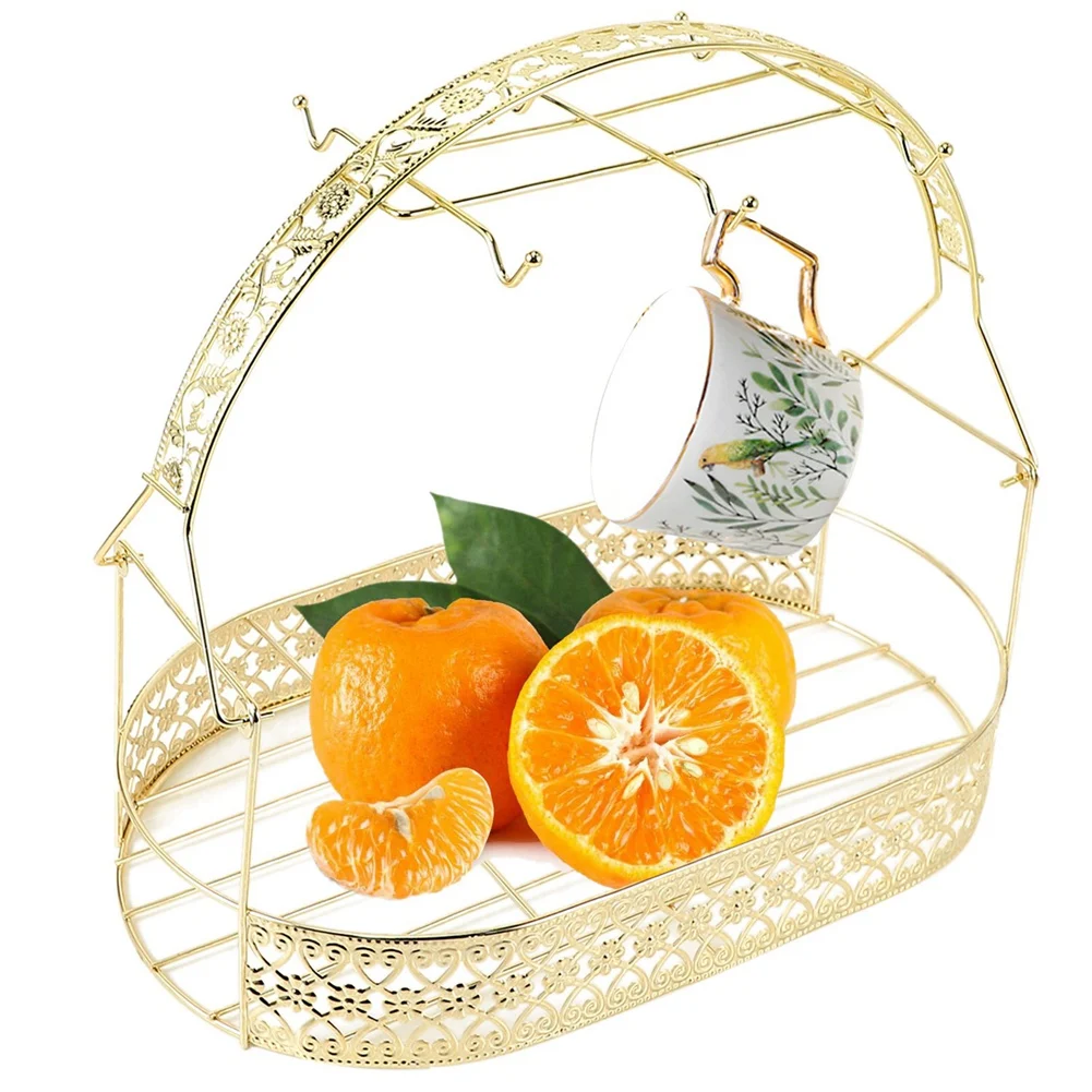 BAAJ-2X Золотая полка для хранения большой емкости с покрытием для кофейных чашек, подставка для посуды, может повесить большинство чашек, блюдец 
BAAJ-2X Золотая полка для хранения большой емкости с покрытием для кофейных чашек, подставка для посуды, может повесить большинство чашек, блюдец