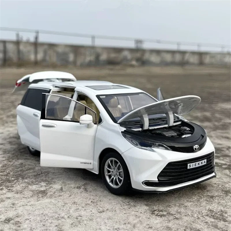 1:24 TOYOTA Sienna MPV модель автомобиля из сплава, литая под давлением металлическая модель автомобиля, высокая имитация звука и света, коллекция детских игрушек в подарок
1:24 TOYOTA Sienna MPV модель автомобиля из сплава, литая под давлением металлическая модель автомобиля, высокая имитация звука и света, коллекция детских игрушек в подарок