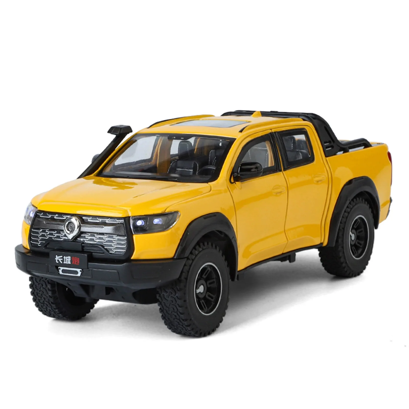 1:24 GWM POER Vanguard Pickup Alloy Car Model Diecast Metal Off-road Vehicles Car Model Simulation Sound and Light Kids Toy Gift
1:24 GWM POER Vanguard Pickup Alloy Car Model Diecast Metal Off-road Vehicles Car Model Simulation Sound and Light Kids Toy Gift