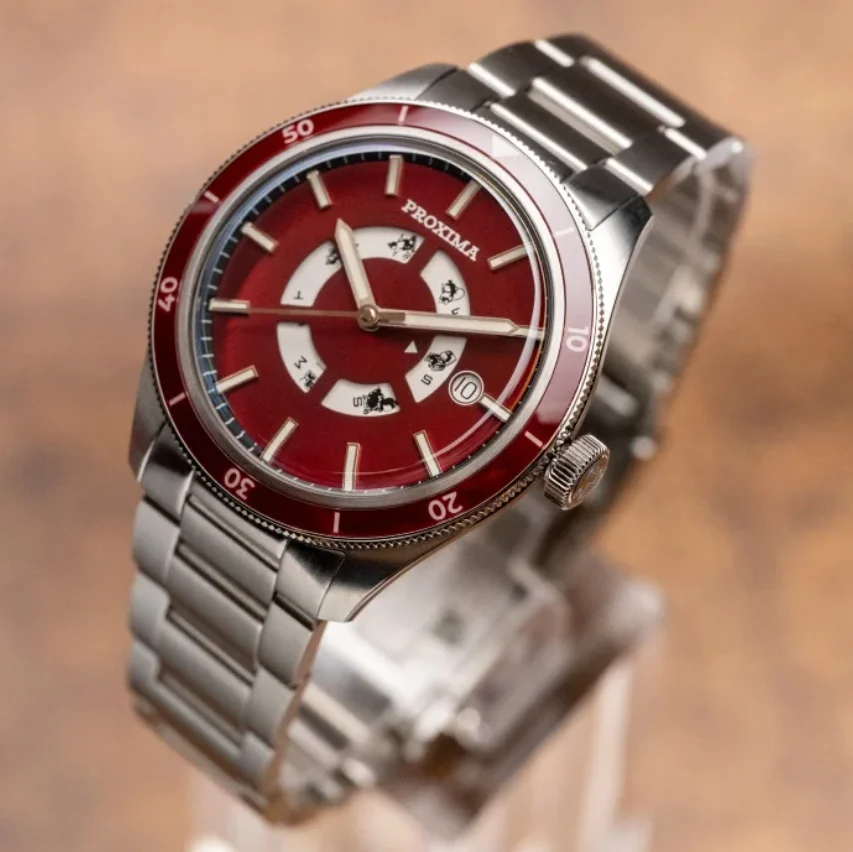 Proxima Men Automatic Watch 39mm Mechanical Wristwatch 20ATM Waterproof BGW-9 Luminous Sapphire Ceramic Bezel SW200 Week Date
Proxima Men Automatic Watch 39mm Mechanical Wristwatch 20ATM Waterproof BGW-9 Luminous Sapphire Ceramic Bezel SW200 Week Date
